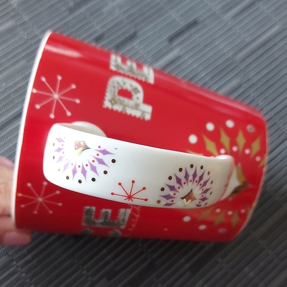 Starbucks Holiday Mug with Red and Gold Accents - Picture 2 of 7